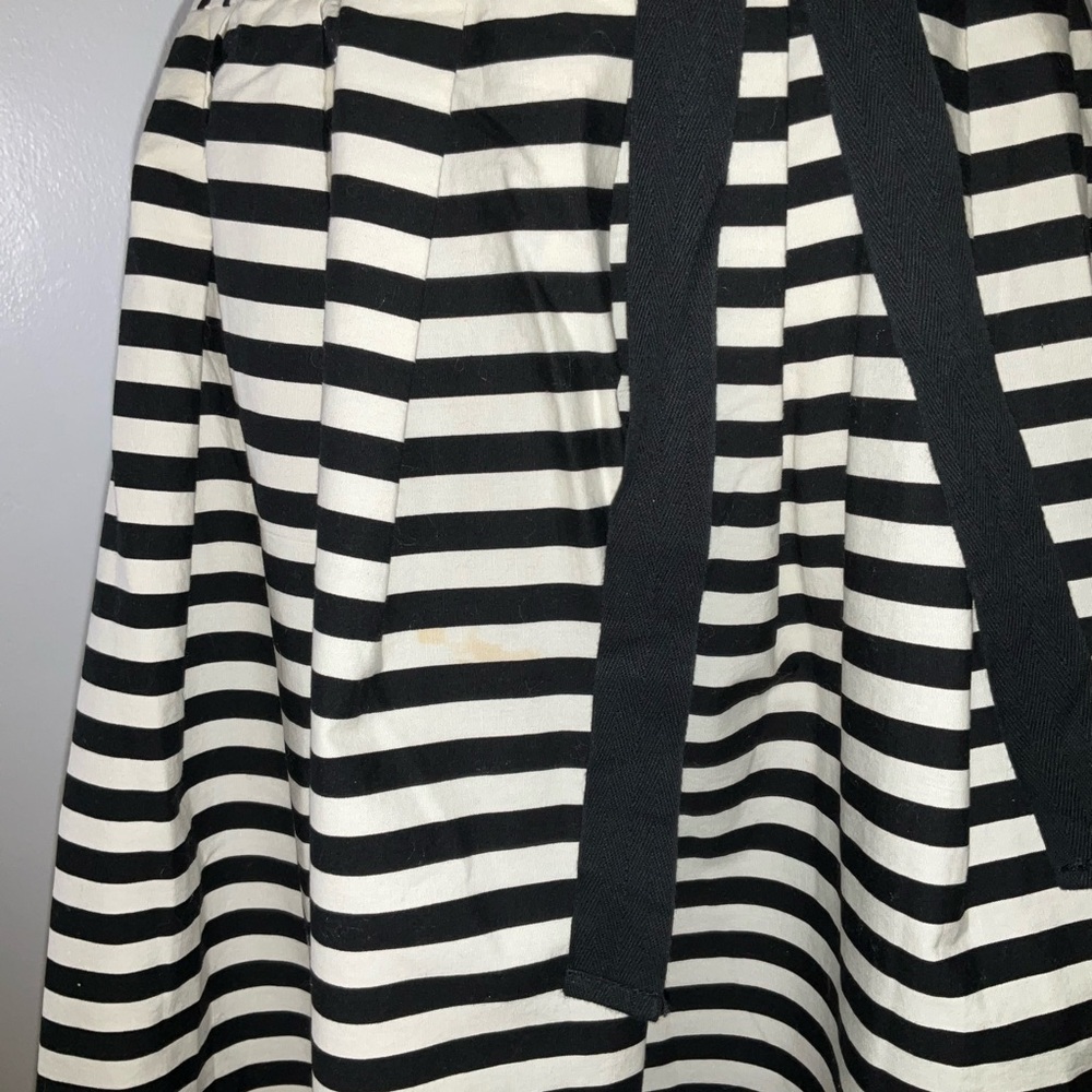 Corey Lynn Carter by Anthropologie Black and White Fit and Flare Midi Dress - Picture 7 of 13